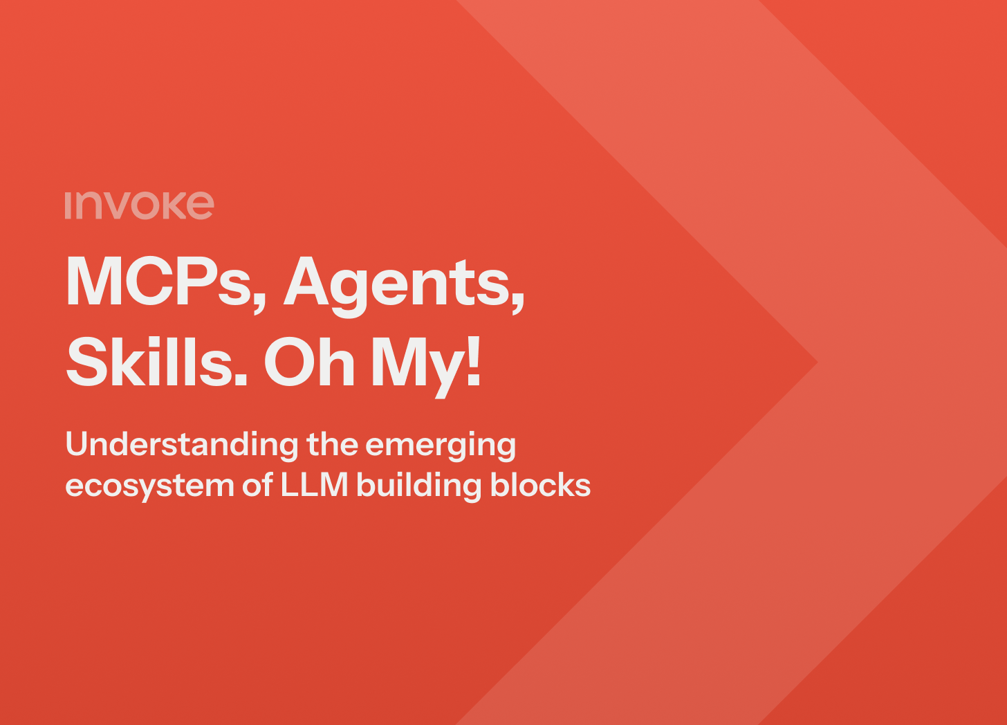 MCPs, Agents, Skills. Oh My!