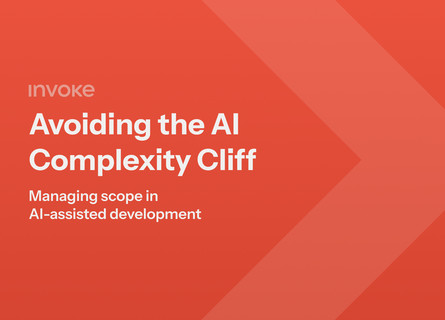 Avoiding the AI Complexity Cliff